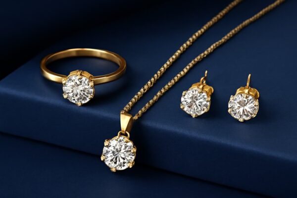 gold diamond set