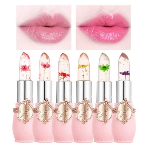 EMAYMEI Jelly Crystal Flower Lipstick 6 Pcs set