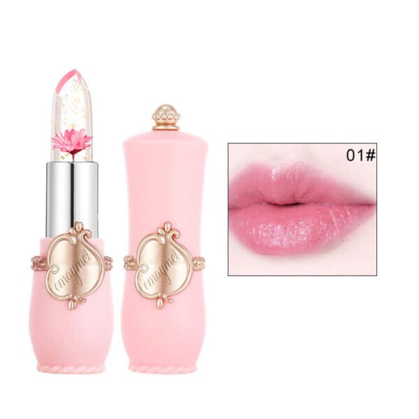 EMAYMEI Jelly Crystal Flower Lipstick pink 1