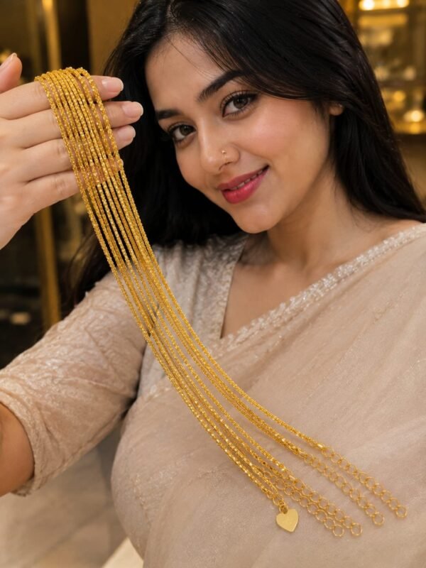 gold look chain